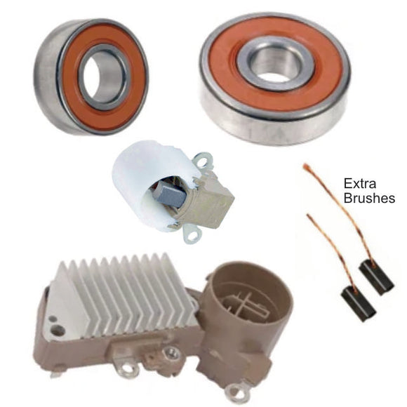 Alternator Rebuild Kit for 1992-1993 Acura Integra Regulator, Brushes, Bearings - 13433RK