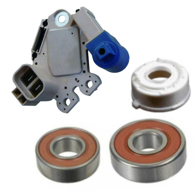 Alternator Rebuild Kit; Regulator, Brushes, Bearings & Cap 200510 Spo