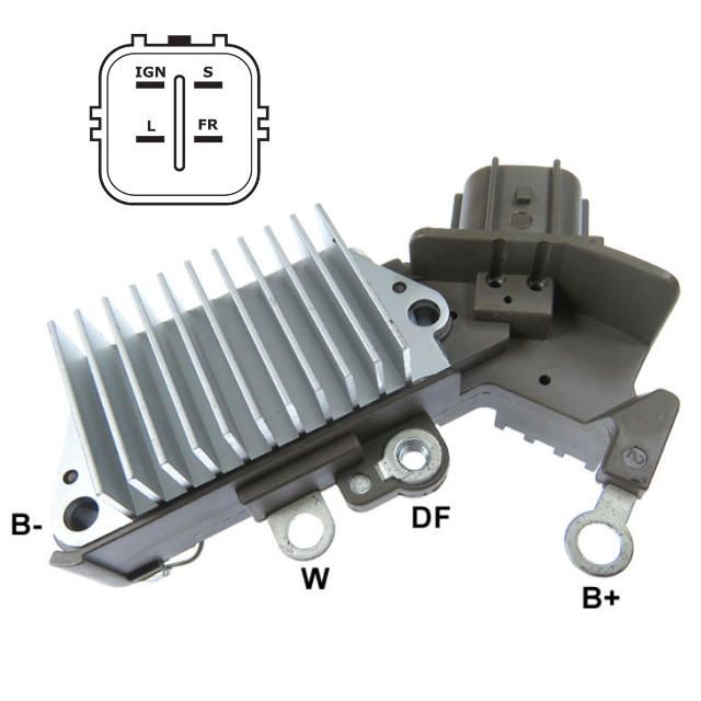 thumbnail image 2 of OEG Parts Voltage Regulator For Lexus 2006-2018 & Toyota 2003-2018 – 126600-3000, 126600-3230, 126600-3231, 1 Yr Warranty 2 of 5