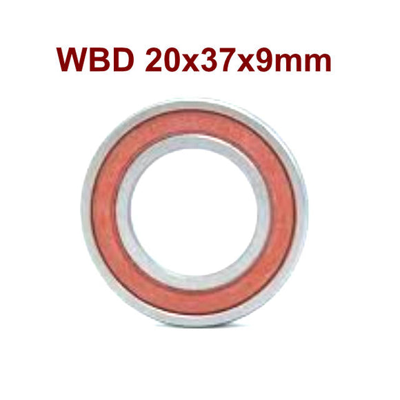 Starter Bearing, 20mm ID x 37mm OD x 9mm W For Denso, Hitachi, Mitsuba, Mitsubishi OSGR Starters - 53706