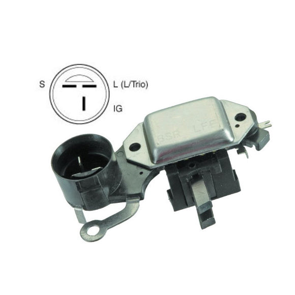Maniac EM Voltage Regulator With Brushes – 6068TFM – Fits JD Loaders, Skidders & More – 80201180