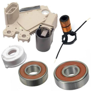 Alternator Rebuild Kit for 2007-2009 Spectra Elantra, 2010-2011 Soul Voltage Regulator, Brushes & Bearings - 11311RK