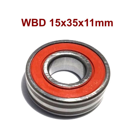 Bearing with Tolerance Rings 15mm ID x 35mm OD x 11mm W Ref# 6202EC - 53505