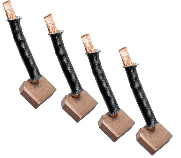 Brush Set / 4 Brushes Hitachi Gear Reduction Starters (Hitachi # 2130-13111, 2130-23111) - 54042019