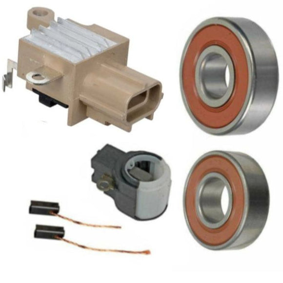 Alternator Rebuild Kit; Voltage Regulator, Bearings, Brushes for 2008-2010 Ford Superduty Diesel 125 Amp (w/#s 104210-5430-5431-5432-5433) - 11291RK