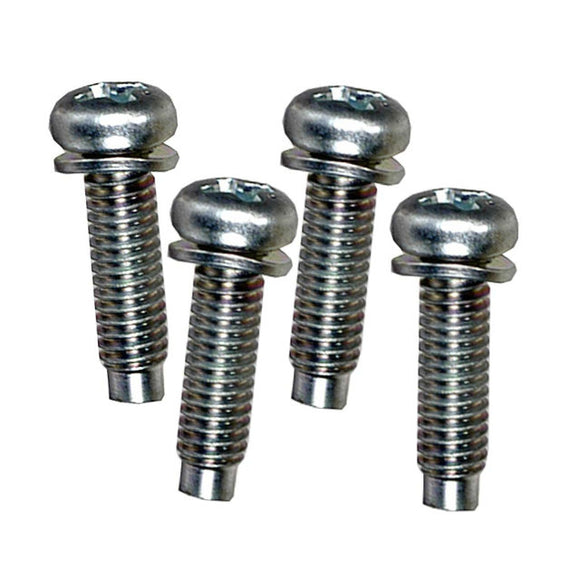 Brush Holder Attaching Screw -QTY 4, 4mm x 0.7 x 14mm L, 21mm OAL, Pan Head with Lock Washer