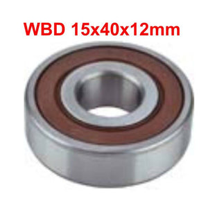 Alternator Ball Bearing WBD 15x40x12mm Ref# 6203-15-2RLD/C3, 593691 - 51002