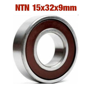 NTN Bearing 6002-2RS Dimensions : 15mm ID x 32mm OD x 9mm W - 53203