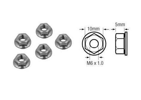 Nut  6mm X 1.0 x 10mm Alternator Battery Charge B+ Stud Hex Nut - 95001460