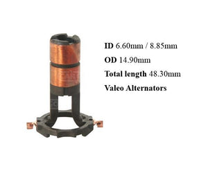 Slip Ring Valeo Alternator ID 6.60 & 8.85, OD 14.90, Total length 48.30mm - 710111