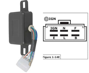 External Voltage Regulator for Denso Applications IG, N, F, E, L, B + IG - 80904345