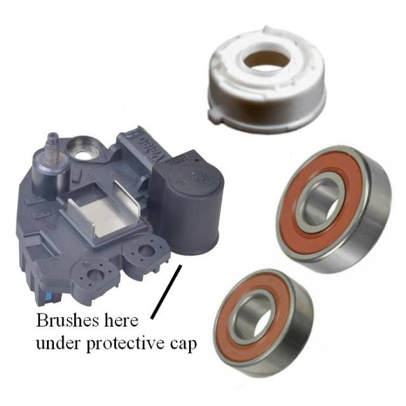 Alternator Rebuild Kit For 2006-2010 PT Cruiser (Non-Turbo) – Brushes, Bearings & Hardware