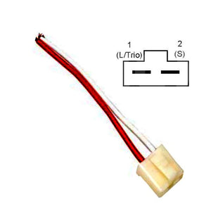 Alternator 2 Wire GM 10SI Plug Repair Harness Lead Pigtail -