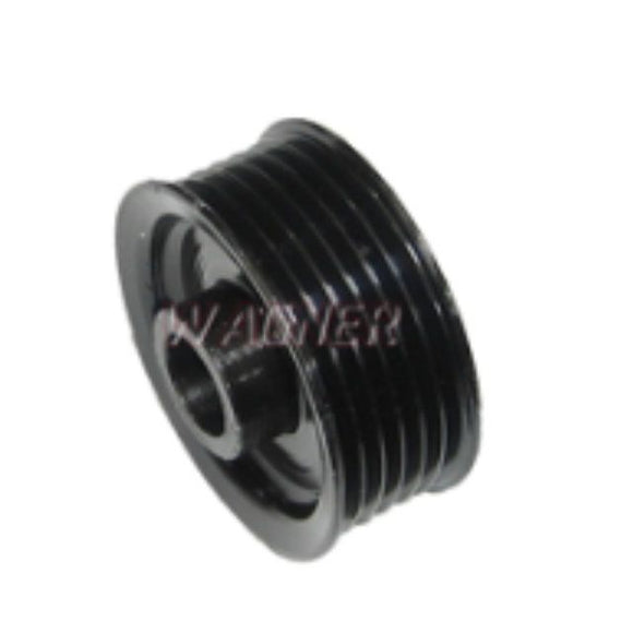 Alternator Pulley 6 Groove, 17mm BORE, 60mm OD on Mitsubishi Mazda Ford Alternators - 79033061