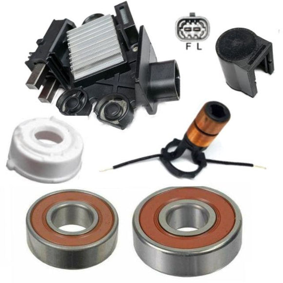 Alternator Rebuild Kit Regulator, Brushes, Bearings for  2012-2020 Chevrolet Impala 3.6L (Ref# FG15S097, FGN15S097, FG15S019, FG15S084) - 11932RK