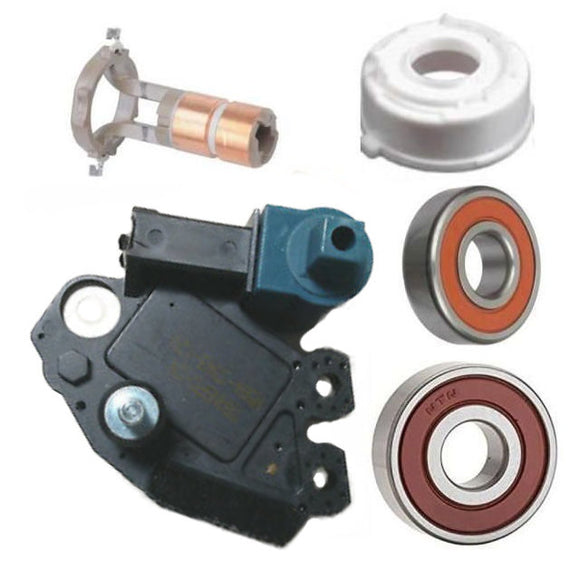 Alternator Rebuild Kit for 2012 Ford Focus FG15S065, BV6T10300EA Regulator, Brushes, Bearings - 11653RK