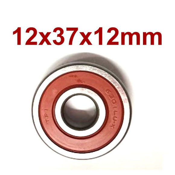 Bearing 12mm ID x 37mm OD x 12mm W for Delco 39MT Series PLGR Starters, Mitsubishi OSGR Starters - 53708