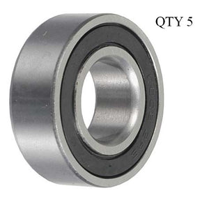 BEARING (QTY 5) 15mm I.D. x 32mm O.D. x 11mm Wide Ref. No. 366, W6002 - 53207