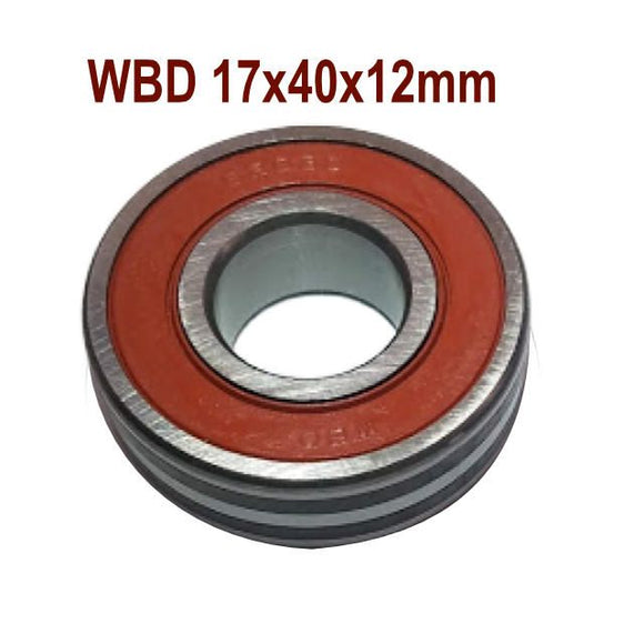 Bearing for Ford 4G 17x40x12mm 2 Ring, Double Sealed, WBD Quality - 54002