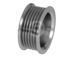 Alternator Pulley, 6-Grooves, 17mm ID, 63mm OD (Denso Ref# 021041-9120, 021041-9550) - 79909024