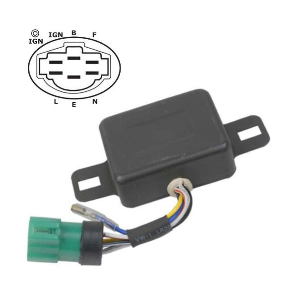 External Regulator  with Terminals IG-B-F-L-E-N for Denso - 80904350