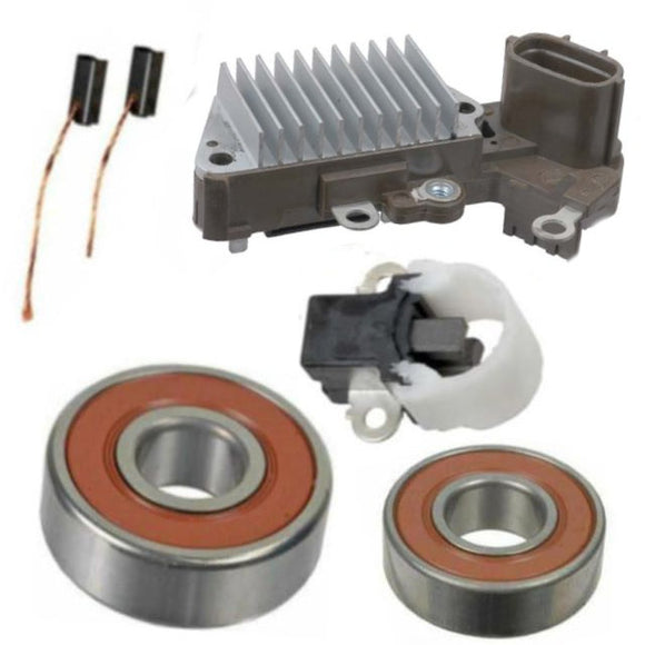 Alternator Rebuilt Kit; Voltage Regulator, Bearings, Brushes for 90 Amp Denso Alternator 101211-0690, -4280, 102211-1440 TUG Belt Loader 660-36, Tow tractor MA-36  - 12777RK