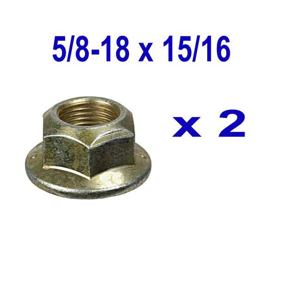 Nut 5/8-18 x 15/16, QTY 2, Replaces 10476337, 1941881, 443344, 9418881, 9422306, 9439567  - 95001302