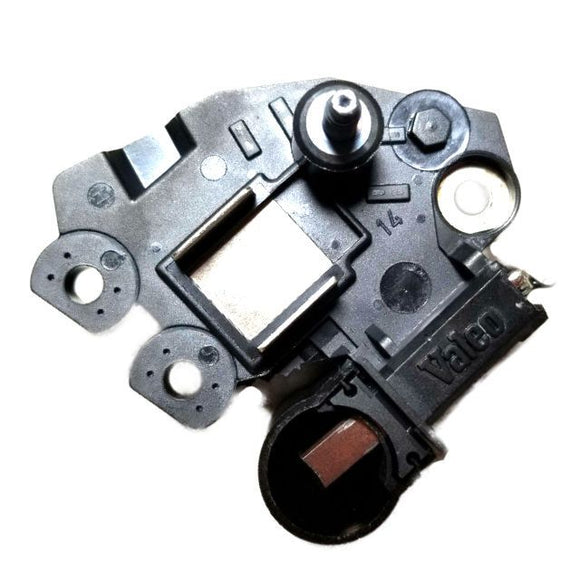 OEM Valeo Brand Voltage Regulator with Brushes for Mercedes LIN Terminal Post -599107