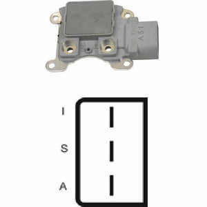 Voltage Regulator for Ford 3G Heavy Duty Tidatel Terminal ID: Light-Stator-Ignition- 230-14025