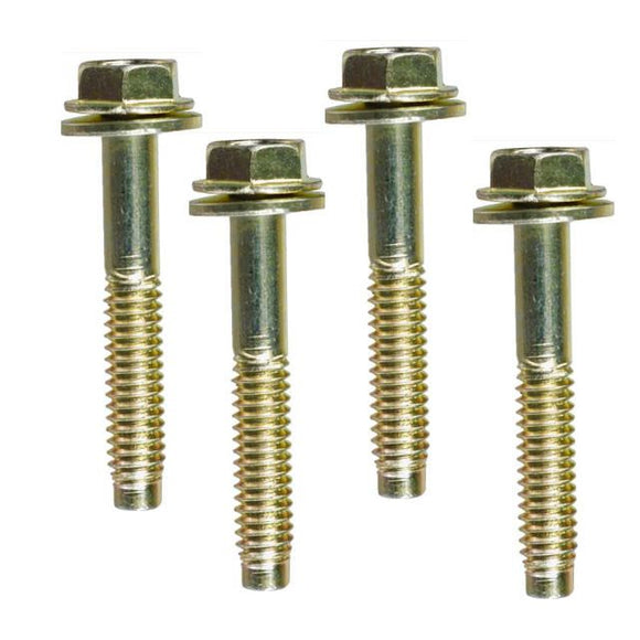 Screw Bolt Hardware, QTY 4, 8-32 x 1-1/8 L,  Hex washer head, 1/4 drive - 96404046