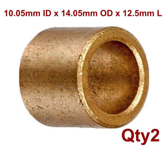 Starter Bushing, QTY 2, 10.05mm ID x 14.05mm OD x 12.5mm L - 614010