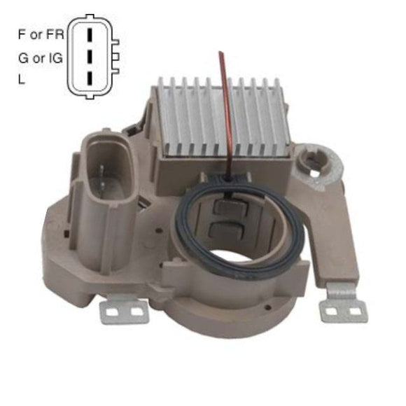 Voltage Regulator, 3 Terminal Oval for Canadian Models 1996-2000 Civic Replacing A866X31882  - 80033049
