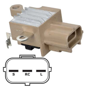 Voltage Regulator for Denso Alternators Replacing Denso 126600-4200, 4200 - 80904527